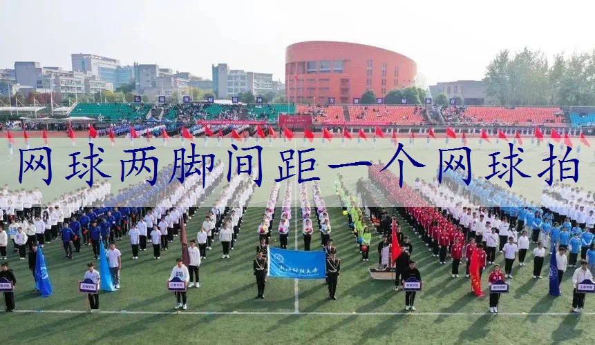 网球两脚间距一个网球拍